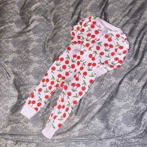 TWO sleepers. Cherry sleeper & cheetah sleeper 12-18 months girl